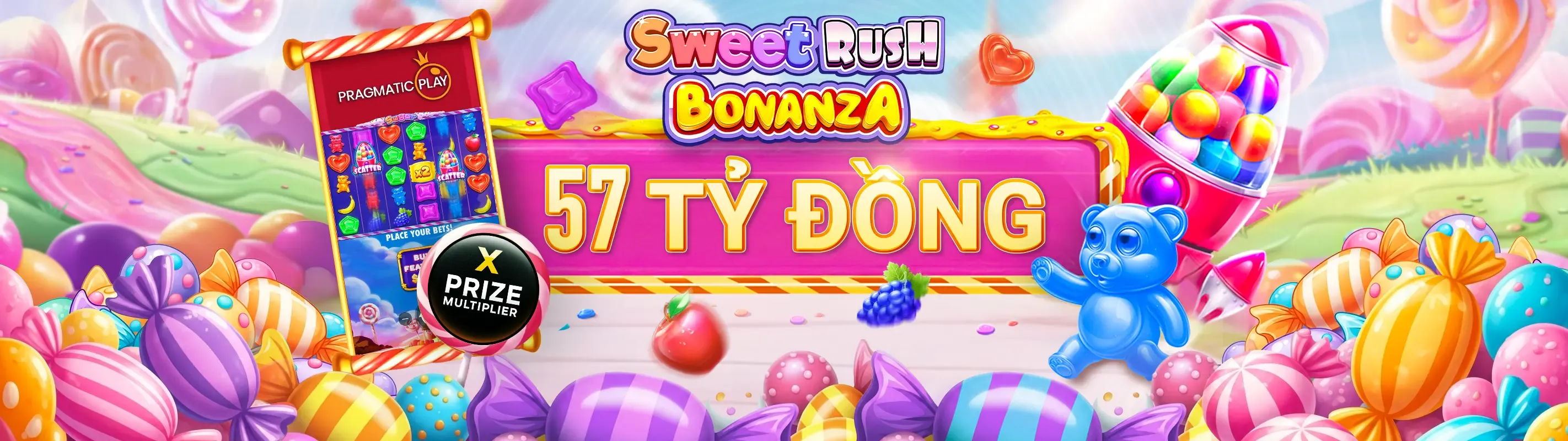 Hình ảnh chính QQ8 Nổ Hũ với các biểu tượng slot game và giải độc đắc